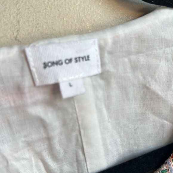 Revolve Song of Style “Elma” Rainbow Jacket L - Picture 9 of 10